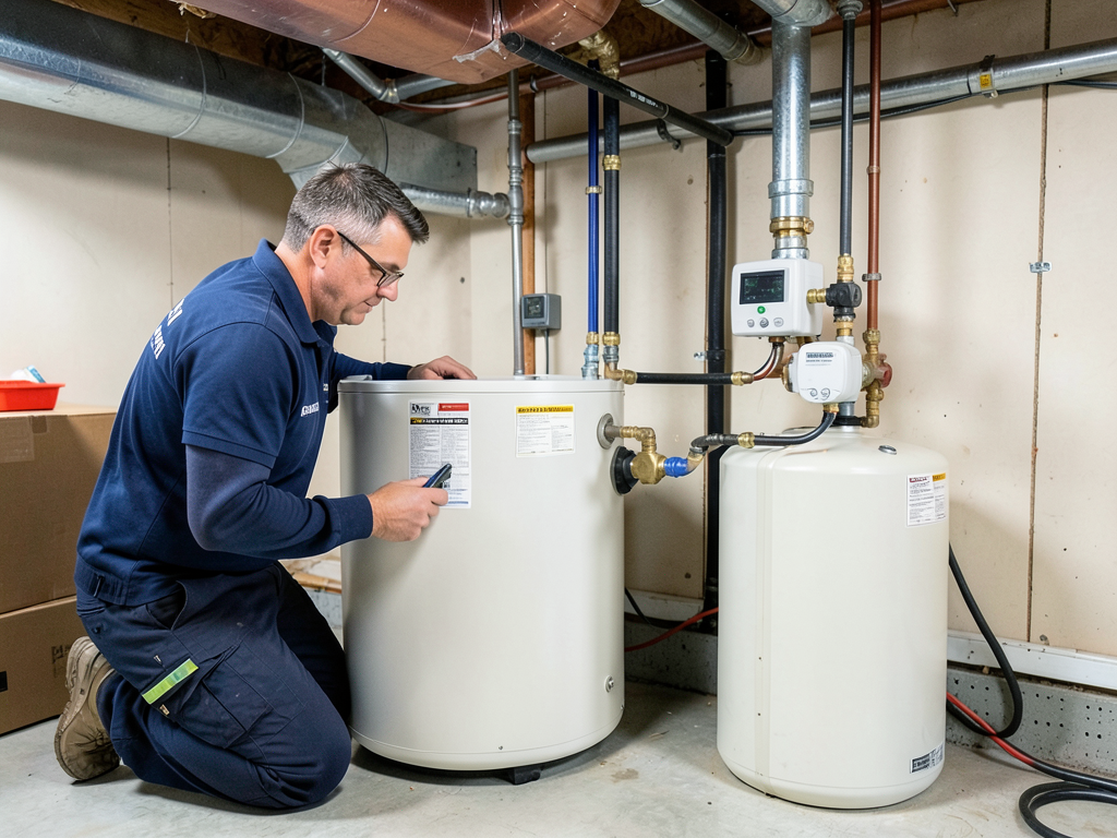 Getting rid of hard water with a professional soft