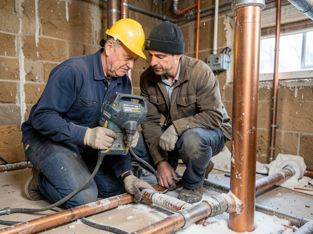 Quick relief for frozen pipes during a hartford wi
